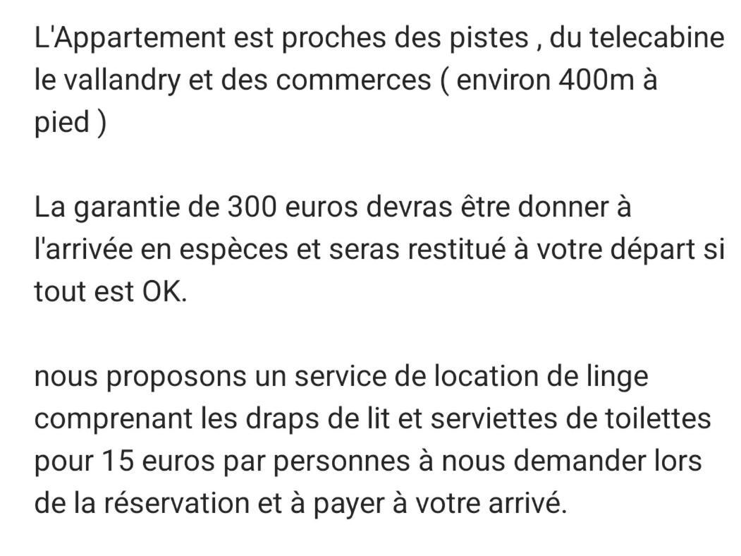 Appartement Plein Coeur De Vallandry Bagian luar foto